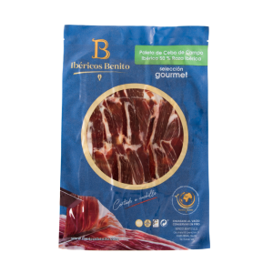 Caja 25 unidades Paleta de Cebo de Campo Ibérico 50% R.I. Loncheado a cuchillo